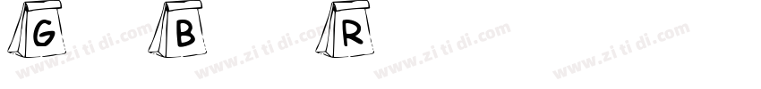 Gas Bags Regular字体转换